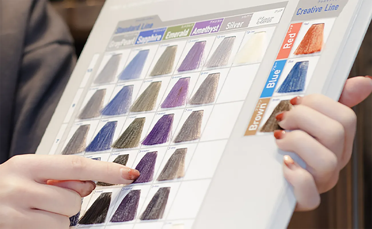 肌印象をコントロールするパーソナライズ透明感カラー