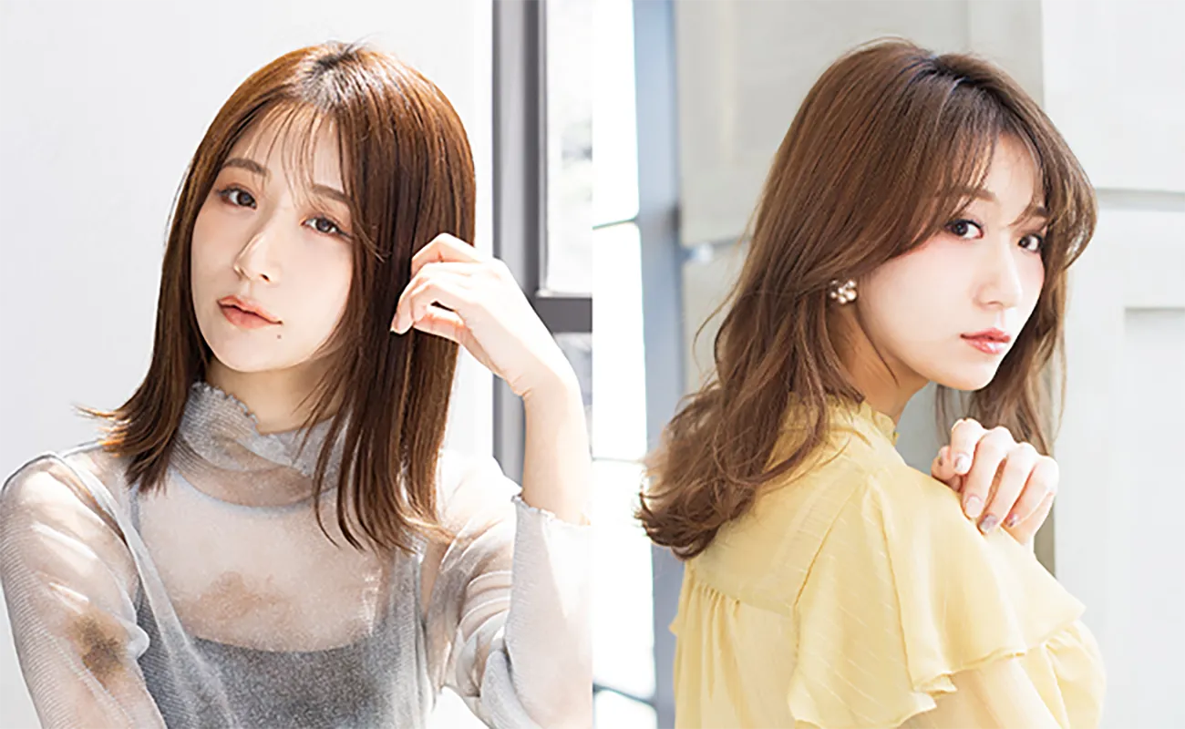 スタイルのムードを操るニュアンスパーマ＆ストレート